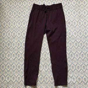 Lululemon On The Fly Pant in Plum